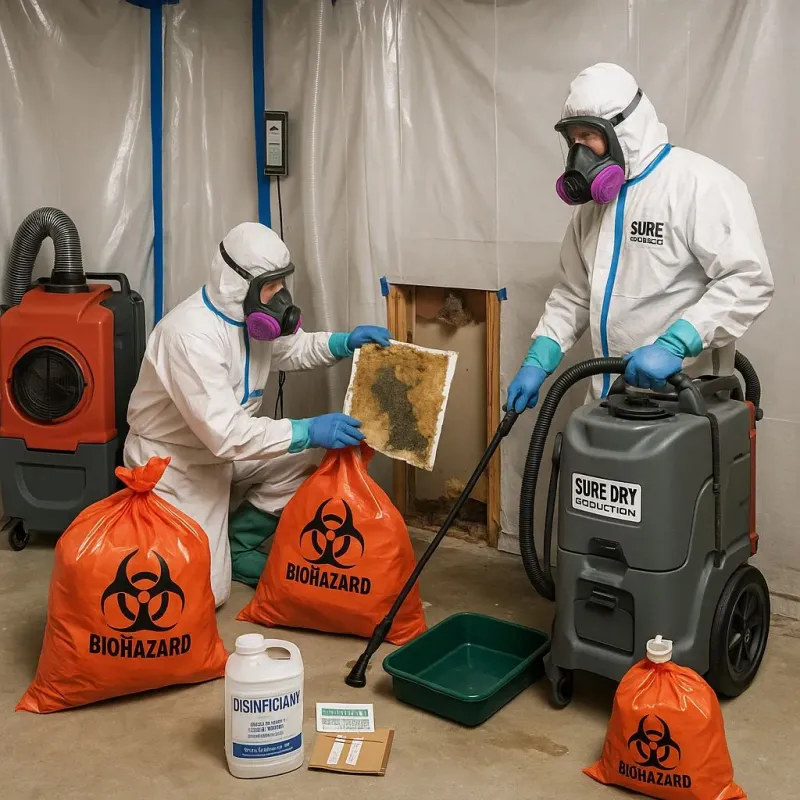 Contaminated Water Handling Protocols process in Columbiana County, OH